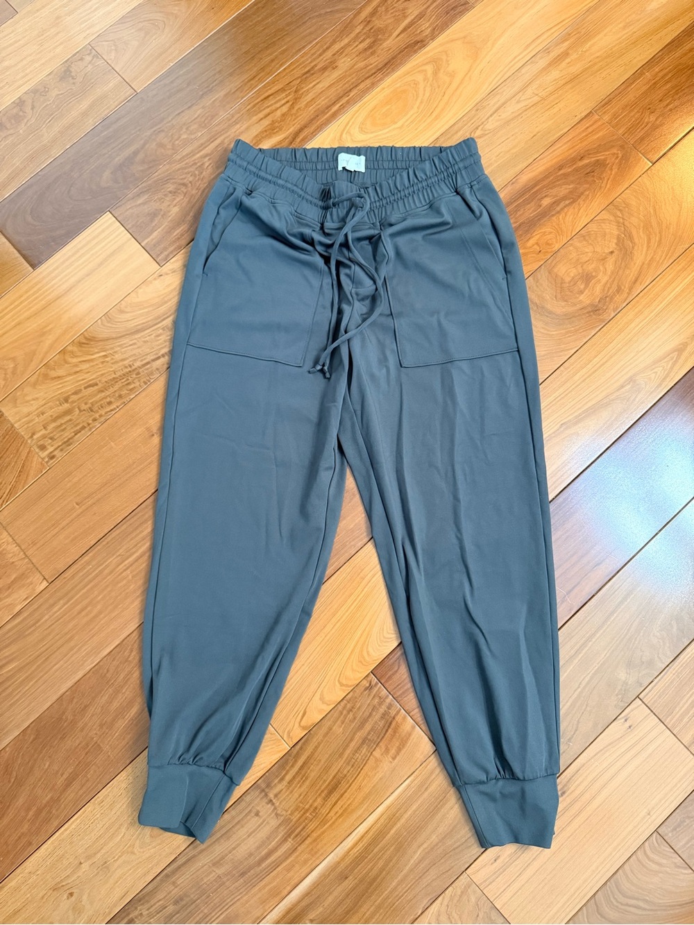 Lou & Grey Slate Green Drawstring Jogger Pants